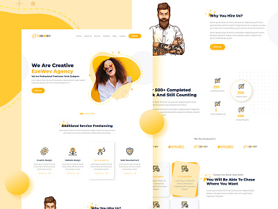 Agency landing page agency agency branding agent graphic landing page landing page design landing page ui seo ui ui landing page web web design website concept