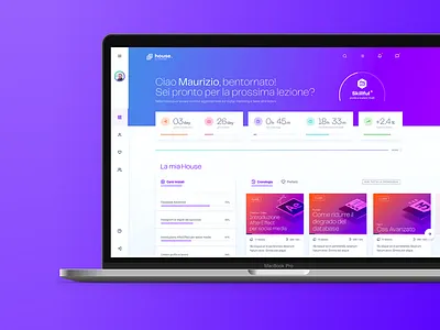 Marketers House - Homepage design digital elearning graphic graphic design homepage marketing ui uidesign uiux ux uxdesign webdesign website