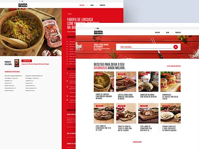 Perdigão - Na Brasa behance design dribbble interface layout ui ux ui design web web design webdesign
