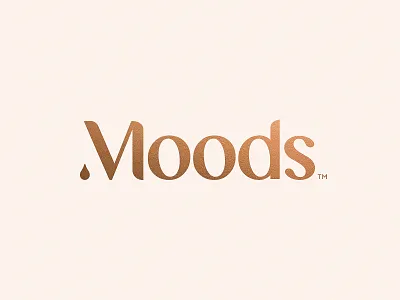 Moods Luxury Logo aromatherapy brand branding design essential oils logo luxury luxury logo mood moods premium logo typography vape vector
