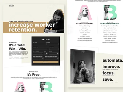 Spur Demo Form demo form design form field landing page price pricing page pricing table responsive website ui design visual design web design website website design