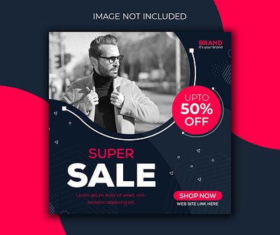 super sale fashion instagram social media banner template brand identity branding design facebook fashion instagram sale sales sales page shop now social media banner social media templates socialmedia web