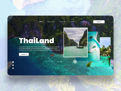 Travel Agency Website Design adventure agency book booking app holiday holidays homepage landing page travel travel agency travel landing page travel website travelling trip vacation website