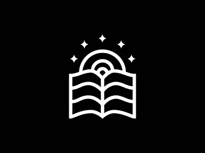 sacred tales blackandwhite book brand branding design holy icon isotype lines logo logodesign magic read sacred tales vector