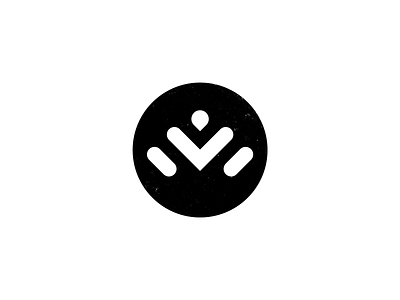 M black branding circle icon letter letterm logo m monogram moonbase shape simple symbol