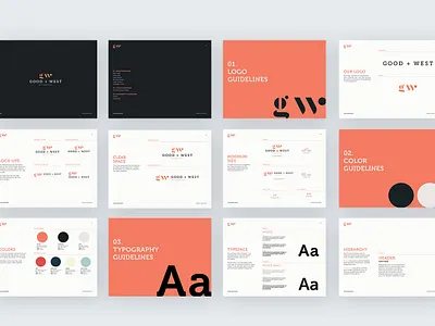 GW BrandGuidelines Mockup branding branding guidelines design logo