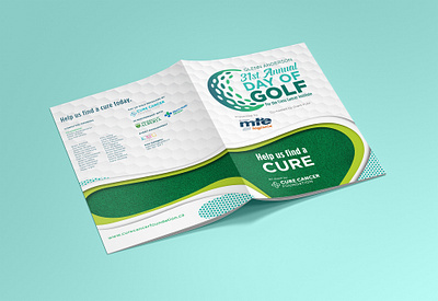 Day of Golf Sponsor Package event illustration marketing non profit print design promotion sponsorship vector illustration