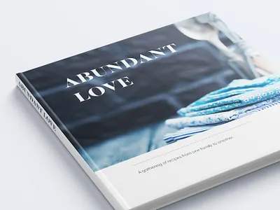 Cookbook graphic design layout design typography