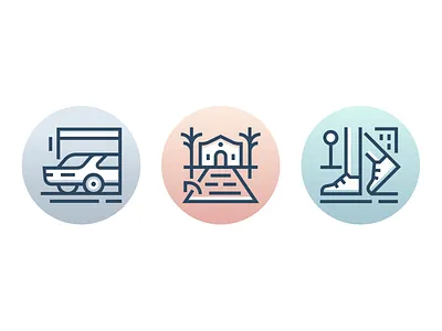 Amenities icons amenities family garage icon pool set spa walkability walking