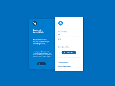 Shot: Login Box ui ux design