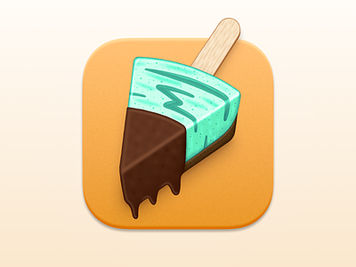 Couverture - macOS App Icon app icon app icon design cheesecake food app icon icon design mac app mac app icon macos macos app icon