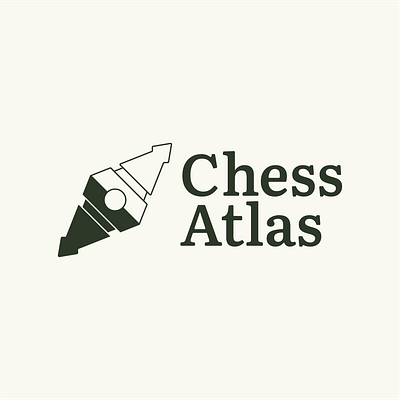 Chess Atlas Logo atlas chess compass logo pawn