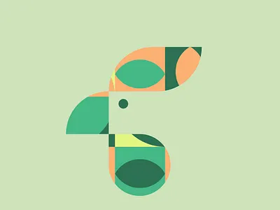 lantree logo art branding chicken clean design farm flat fresh fruits green icon illustration illustrator logo minimal plants vegetables