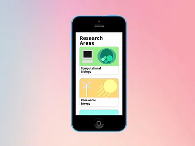 Education App adobe comp cc app ios iphone minimal science simple