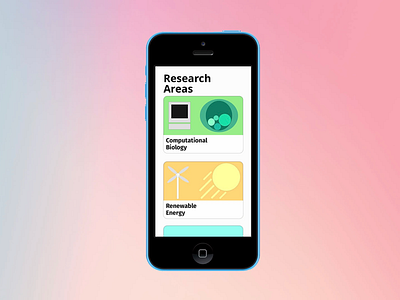 Education App adobe comp cc app ios iphone minimal science simple
