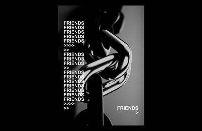 friends poster artdirection graphicdesign poster posterdesign typography