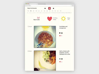 #wiat daily view design food web website design