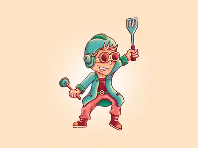 All you need is imagination art character design comic style graphic design illustration