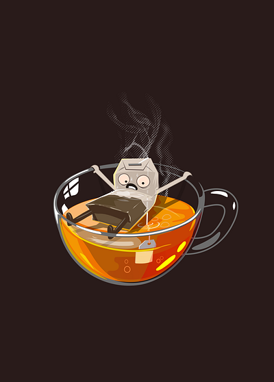 Have some tea creepy cute dring funny hot nice tea