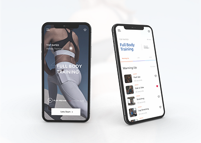 Fitness App app design fitness app mobile ui workout app