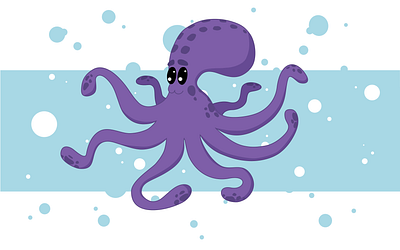 Little Octopus animal animal art animal illustration octopus