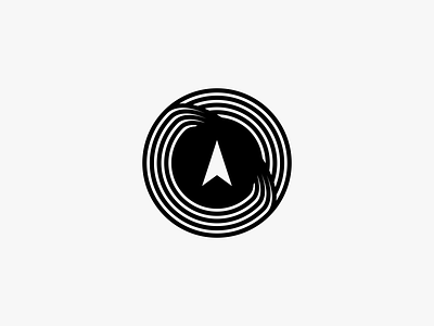 Astro clean icon logo modern planet simple space
