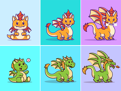 Baby Dragon designs, themes, templates and downloadable graphic elements on  Dribbble