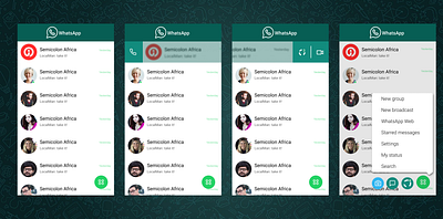 WhatsApp Redesign Version 3 app design ui ux