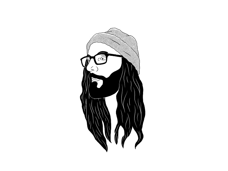 Zach Winters Portrait illustration portrait zach winters