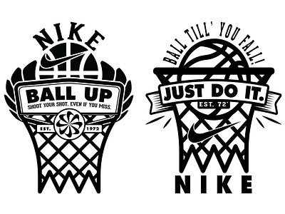 Logo & Branding Design - Nike Theme adobe adobe illustrator advertisement basketball basketball logo branding design graphicdesign illustration justdoit logo logo design logo design branding nike sports typography vector