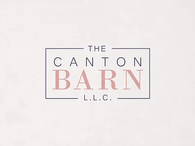 The Canton Barn barn branding branding design design llc logo logotype minimalist minimalist logo sans serif serif simple simple logo type typography