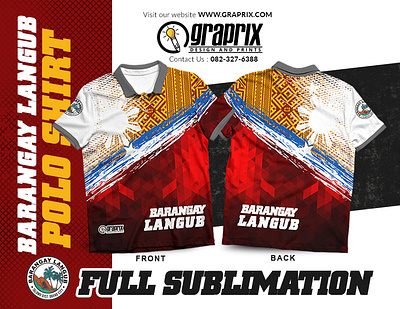 Barangay Langub Officials Polo Shirt Full Sublimation Design polo shirt print print design printing printmaking prints shirt shirt design shirt mockup shirtdesign shirts