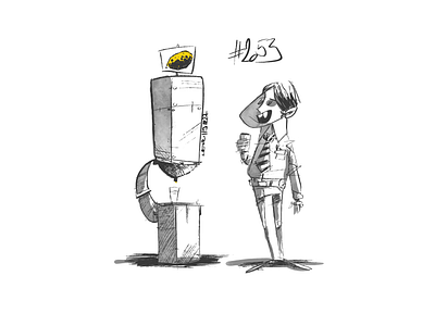Coffee sketch No.2053 character characterdesign coffee coffeesketch illustration sketch