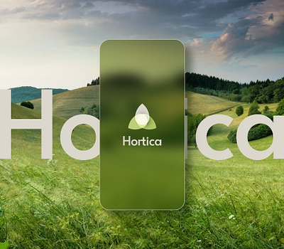 Hortica logo app blossom branding design farming green icon location pin logo mark plant vector