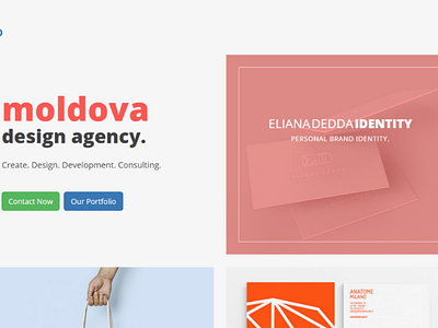 Web Design for Moldova Agency in Chisinau