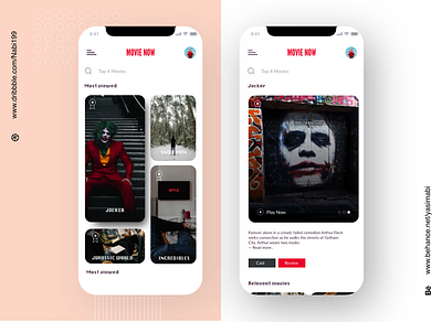 Online movie mobile app app character illustration design interface mobile mobile app mobile design movie app movie mobile app product design typography ui