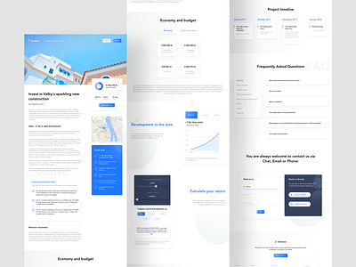 Brickshare project details screen calculator development chat economy budget email faq illustration money neel phone prakhar property real estate logo realestate rental sharma sketch statistics graph ui ux design user experience web