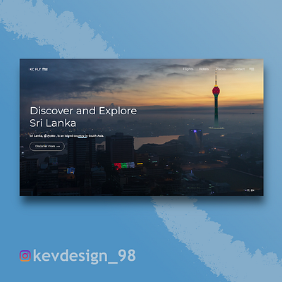 Discover the Island. adobe design adobexd animation design design inspiration illustration sri lanka ui userinterface ux web webdesign website website design