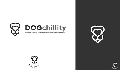 Logo Design for DOGchillity brand identity branding flat icon identity logo logo design minimal minimalist logo design vector