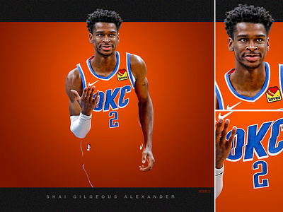 „COLOR BOUND“ Shai Gilgeous Alexander artwork basketballcustomcards customcard customcarddesign sportstradingcard sportstradingcarddesign sportstradingcards upperdecktradingcards