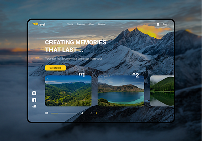 Travel agency app travel uiux webdesign