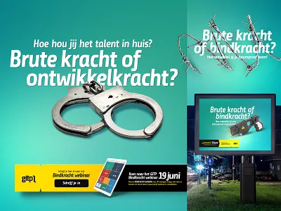 GiTP - Branding and campaign visuals. advertising branding campaign design event graphic design netherlands posters visuals webinar