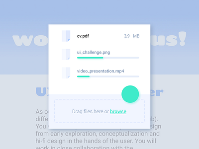 Daily UI :: 031 :: File Upload 031 100daysofui app challenge daily 100 challenge daily ui dailyui design figma file file manager file sharing file upload ui website