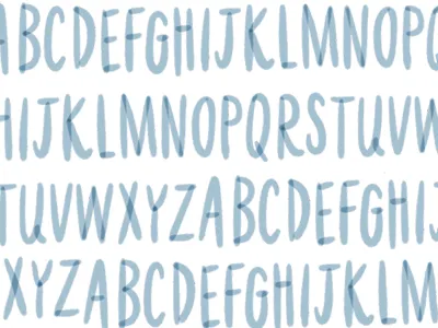 Alphabet alphabet illustration lettering