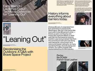 Layouts Archive branding clean design layout minimal typography website whitespace