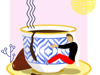 Arabic Coffee arabic cafe caffe caffee caffeinated caffeine caffè characterdesign coffee coffee bean coffee cup coffeeshop dates drink love morning morning person turkish woman women