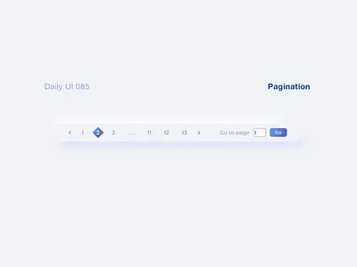 Daily UI 085 - Pagination daily 100 challenge daily ui dailyui pagination ui uidesign uiux ux