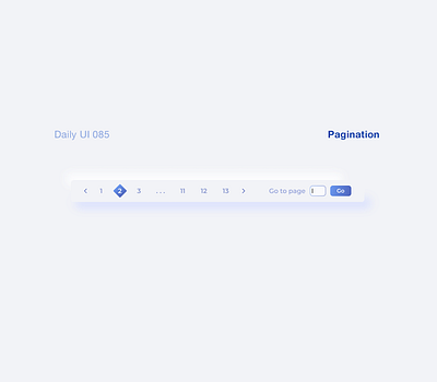 Daily UI 085 - Pagination daily 100 challenge daily ui dailyui pagination ui uidesign uiux ux