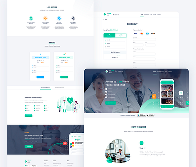 GoLiveDoc Medical Project checkout form checkout page clean doctor app doctor appointment doctor logo medic medical app medical design medicine app mobile app ui mockup payment