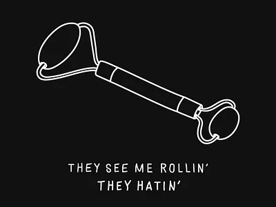 Ridin' Dirty doodleaday hip hop illustration line art self care skincare vector vector art